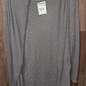 Say What? Women's Gray Cardigan
